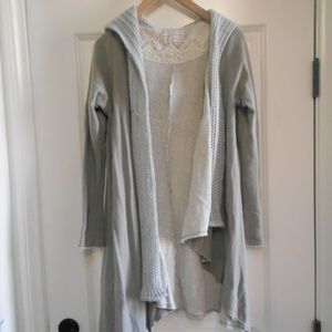 Evy's Tree hoodie sweater 100% cotton XS EUC